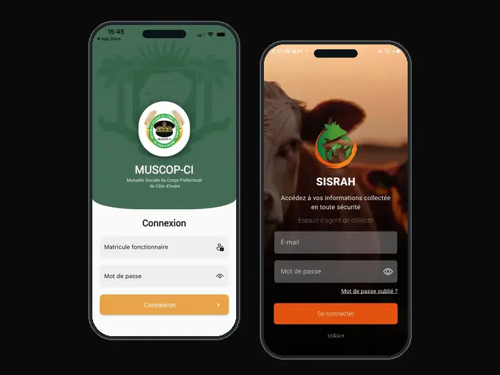 Apps MUSCOP-CI et SISRAH