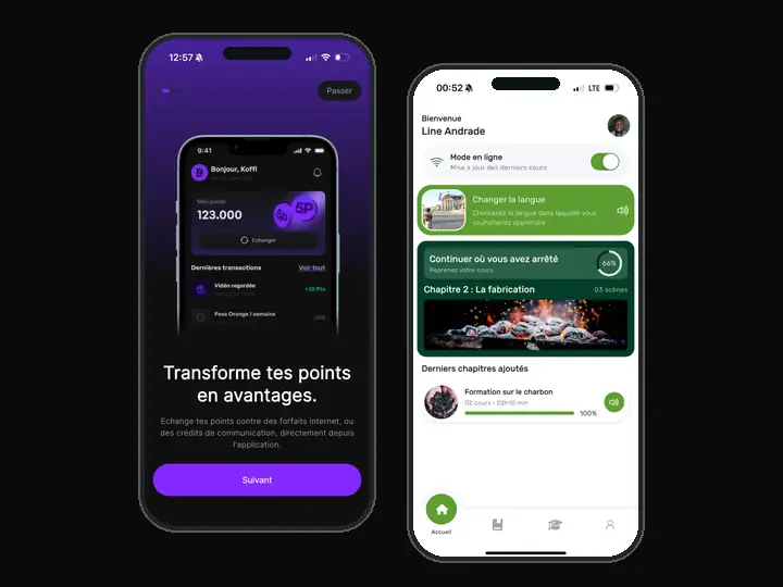 Apps Djassaplay et Solaill